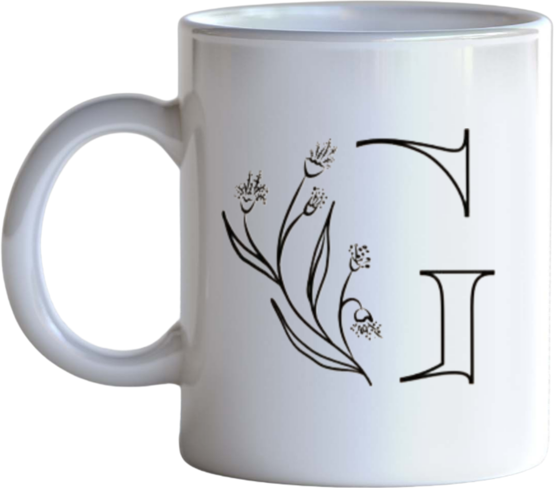 vector letter Mug G 21