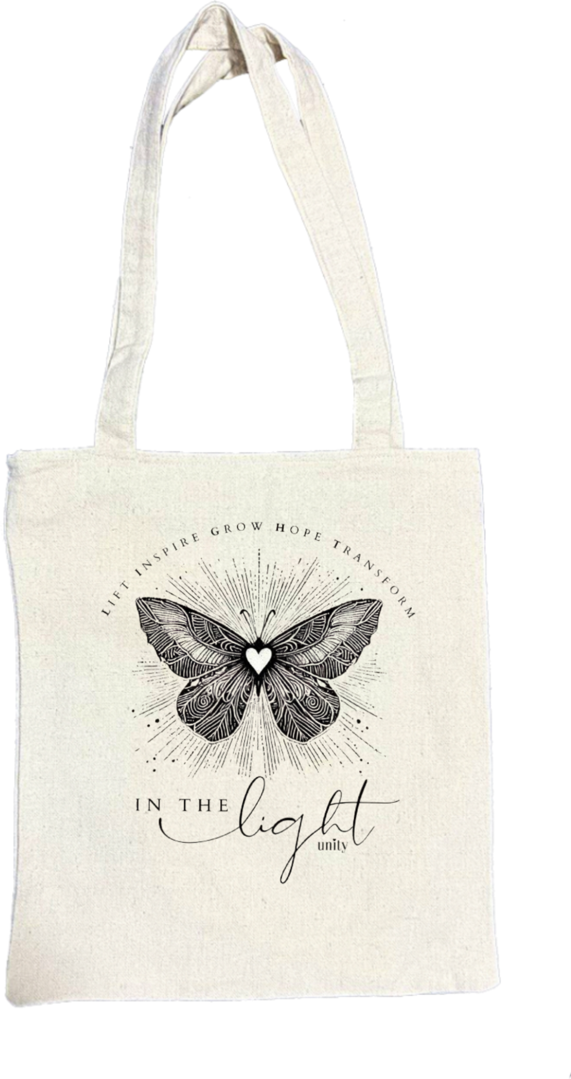 butterflies tote bag Beige 21