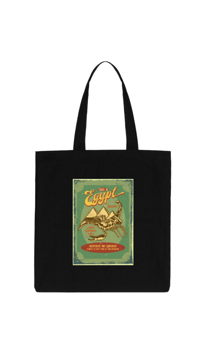 Egypt tote bag Black 21