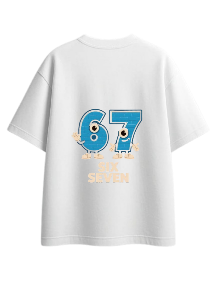 67 designs One Size t- shirt White Back 21
