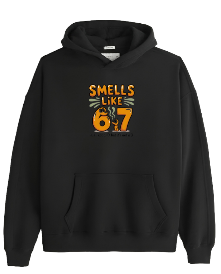 designs 67 Oversize Hoodie Black 21