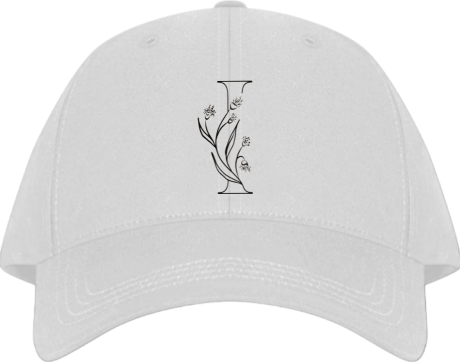 vector letter Baseball cap white L 21