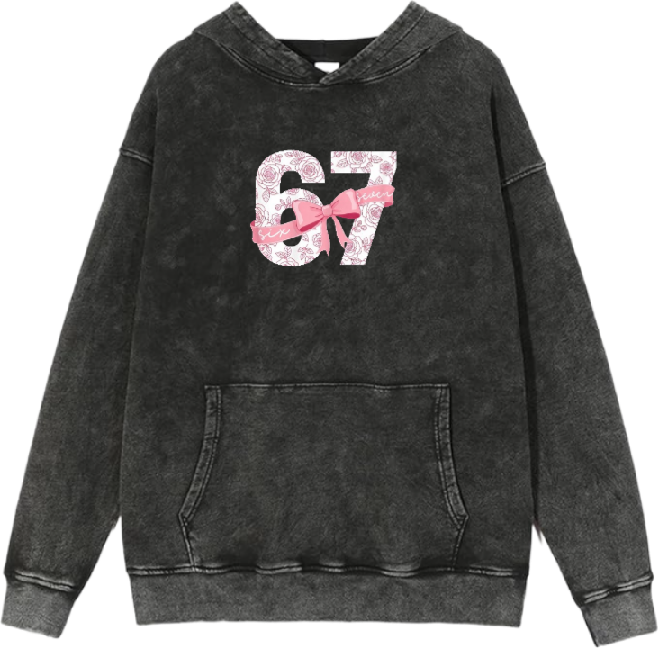 67 designs Oversize Hoodie Washed 21