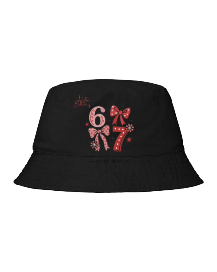 67 designs Bucket hat Fishman hat cap Black 21