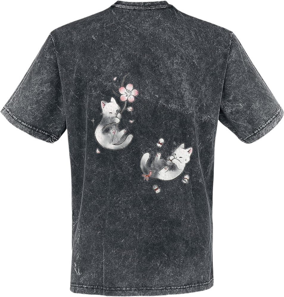 Kittens t- shirt One Size Washed Back 21