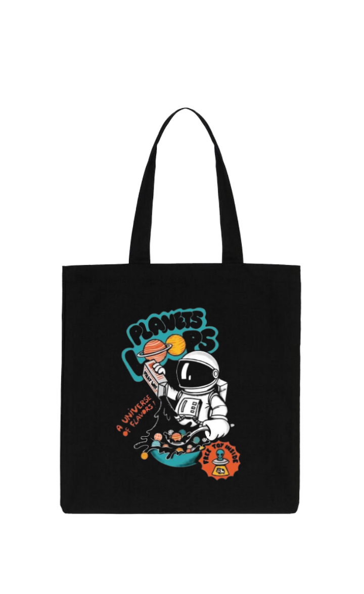 aliens tote bag Black 31