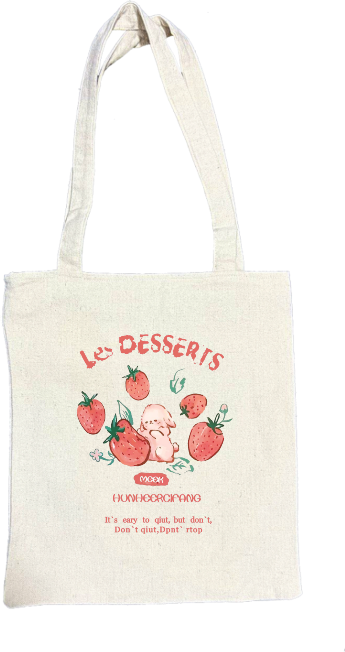 Les DESSERTS tote bag beige 80