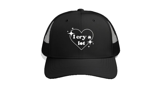 Baseball cap Black I cry a lot 70