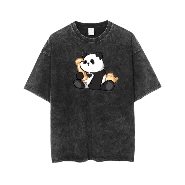 PANDA One Size t- shirt Washed 22