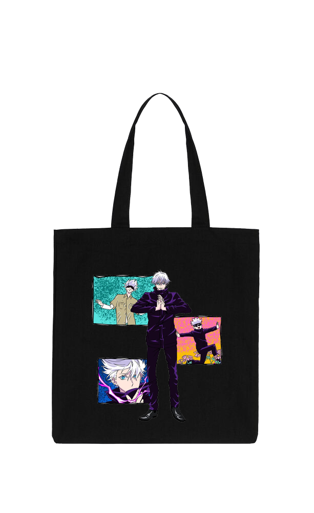 jujutsu kaisen GOJO tote bag Black 22