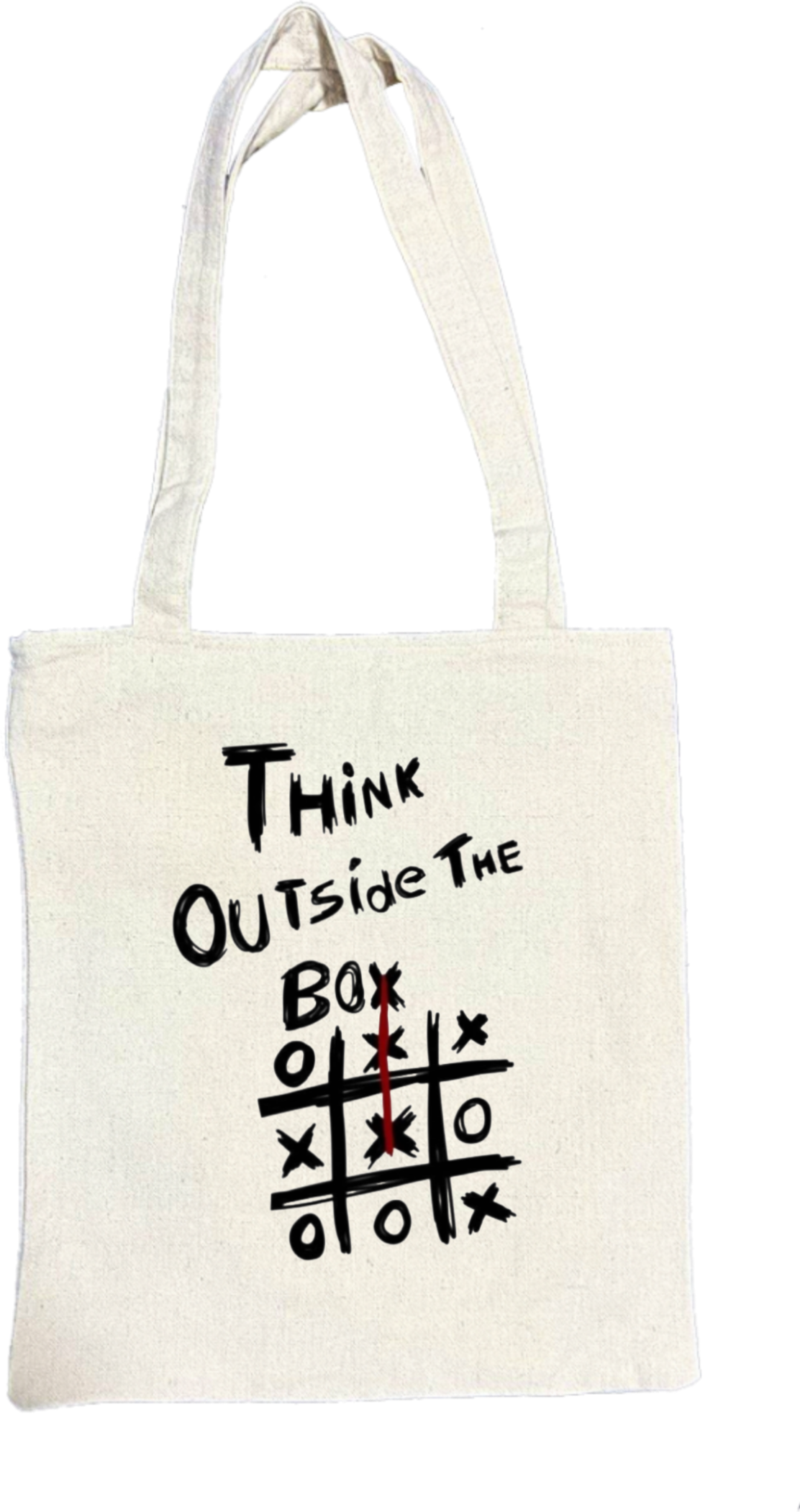 THINK OUTside THE Box tote bag beige 162