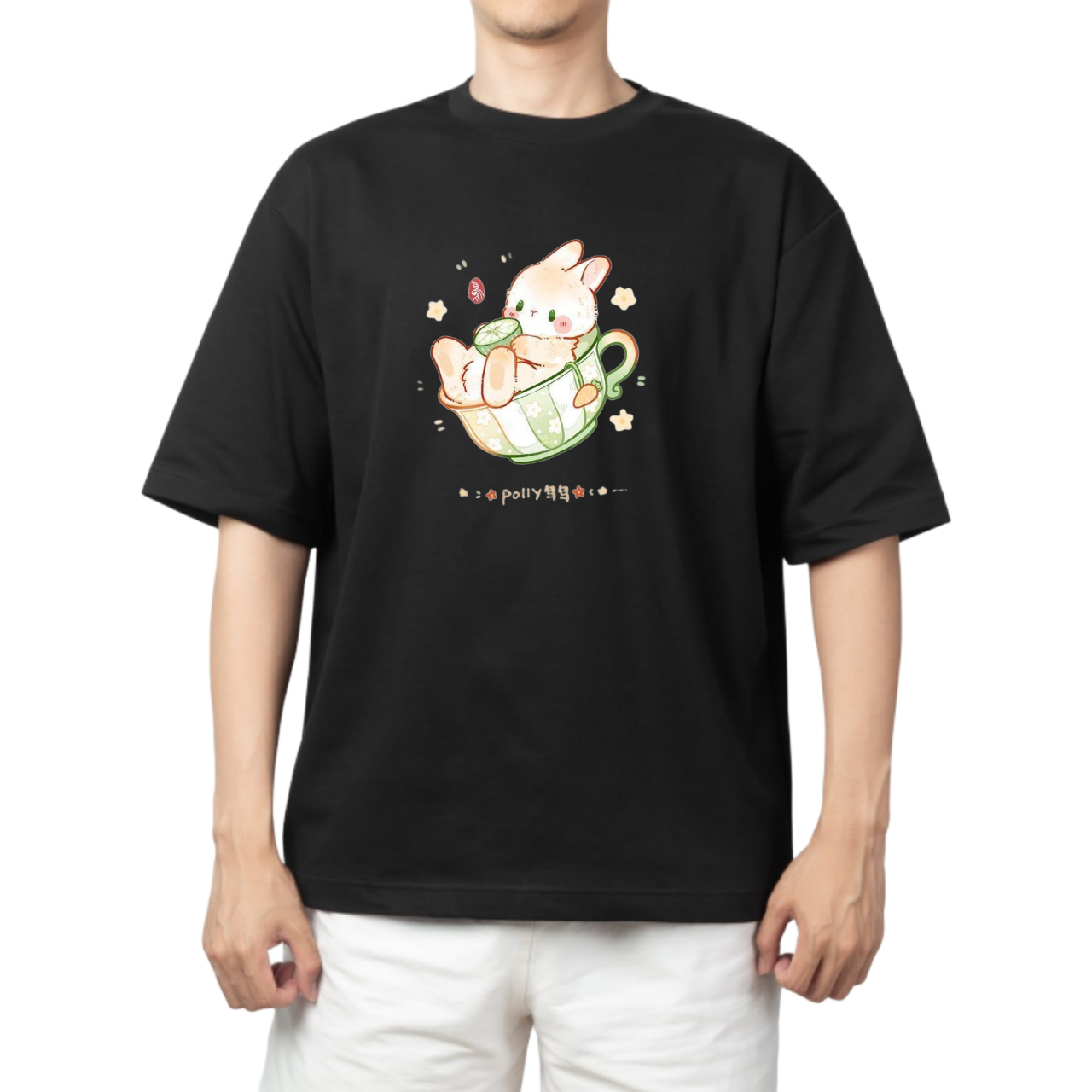 bunny One Size t- shirt Black 22