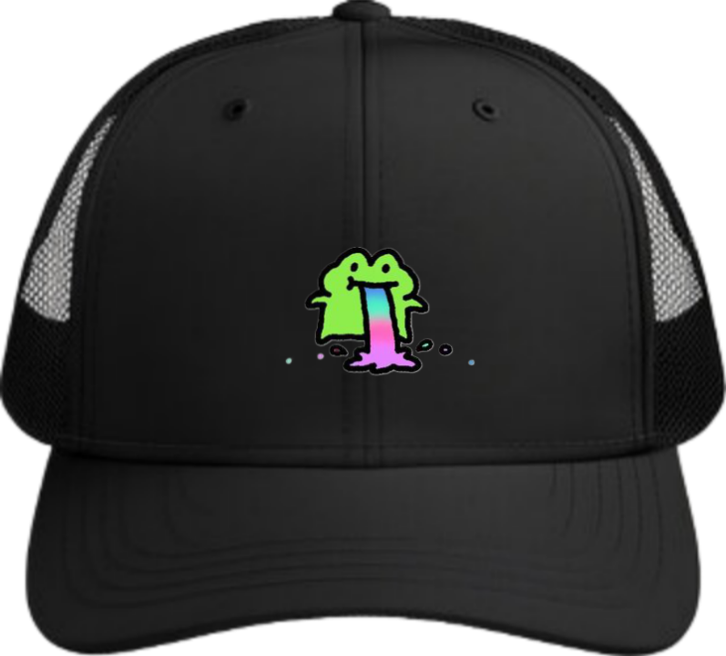 Frog Baseball cap Black 22