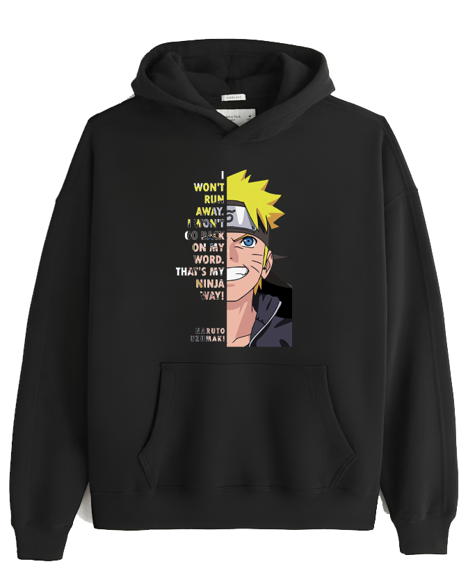 Naruto Shippuden One Size hoodie Black 22
