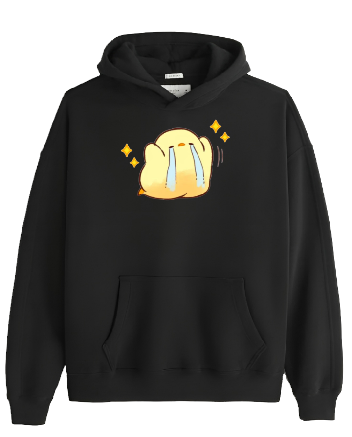 duck Oversize Hoodie Black 22