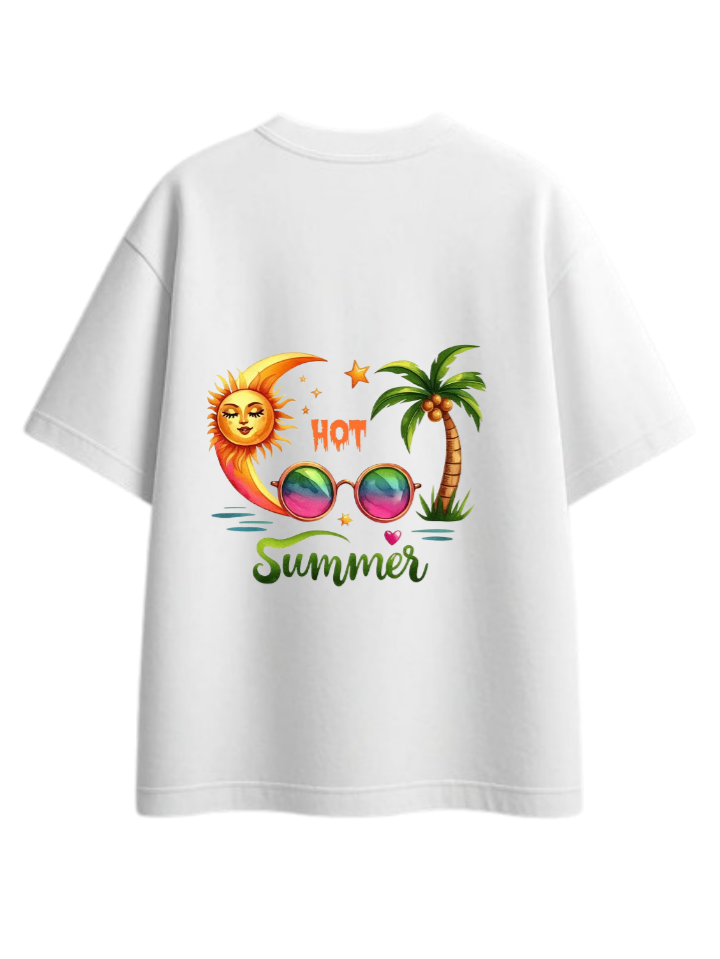 Summer Vibes t- shirt White Back 23