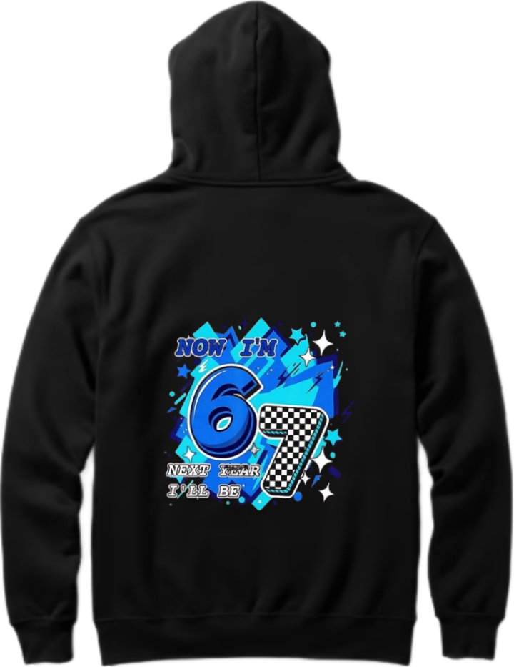 designs 67 Oversize Hoodie Black Back 22