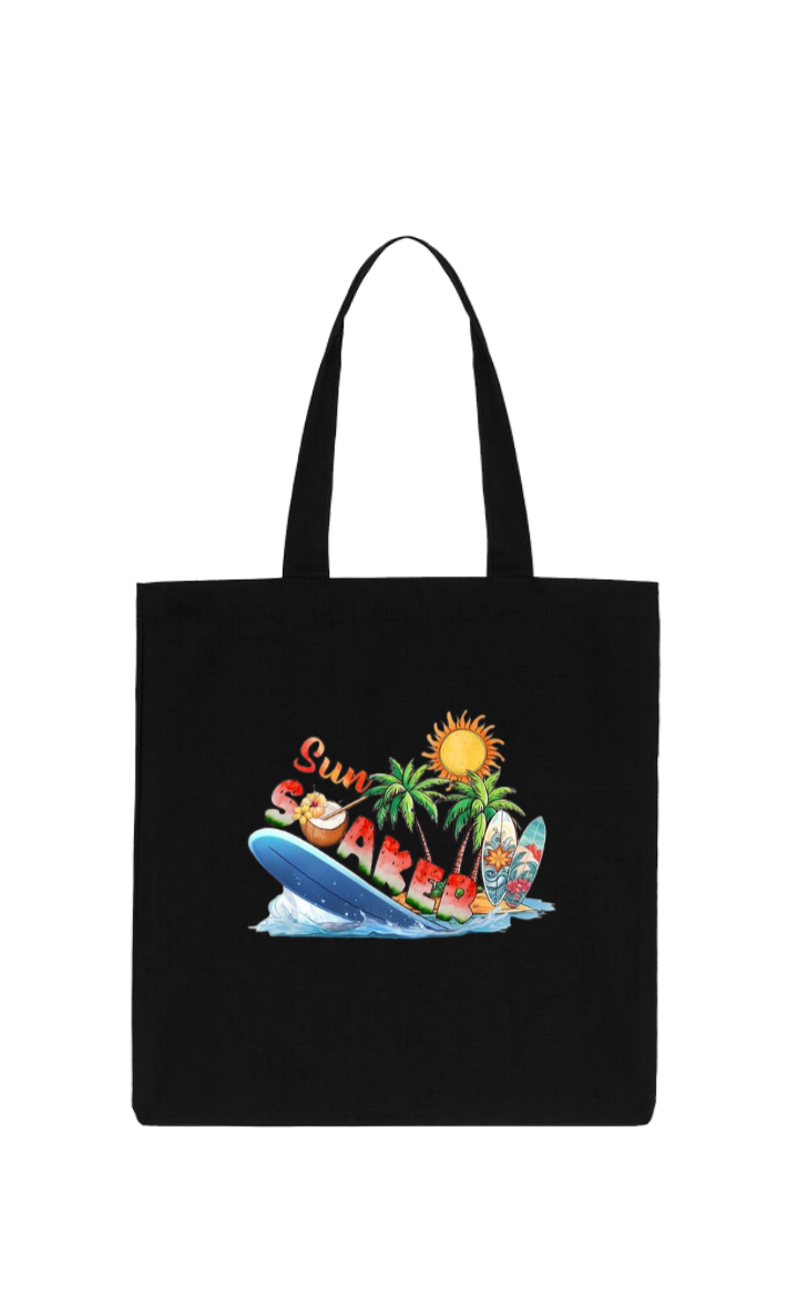 Summer Vibes tote bag Black 22