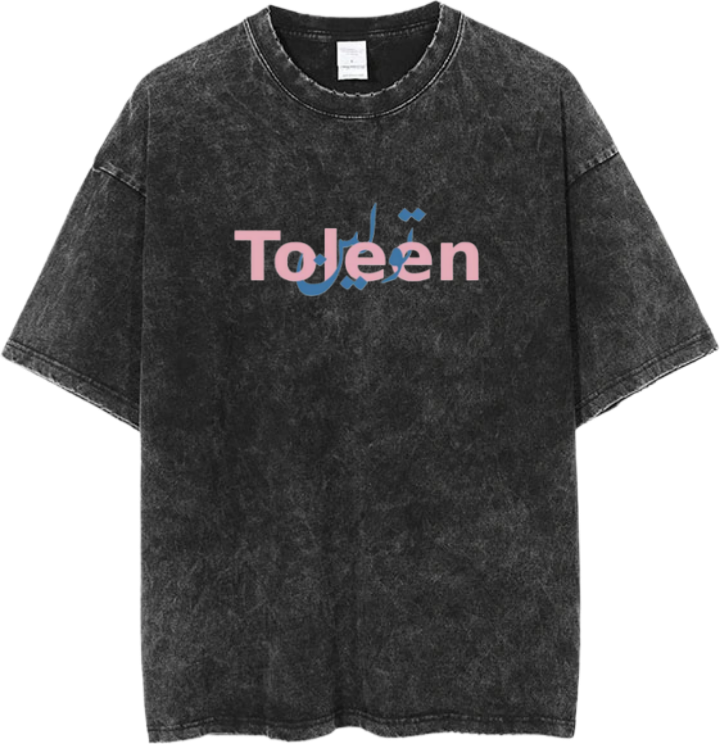 names t- shirt One Size Washed Toleen 22