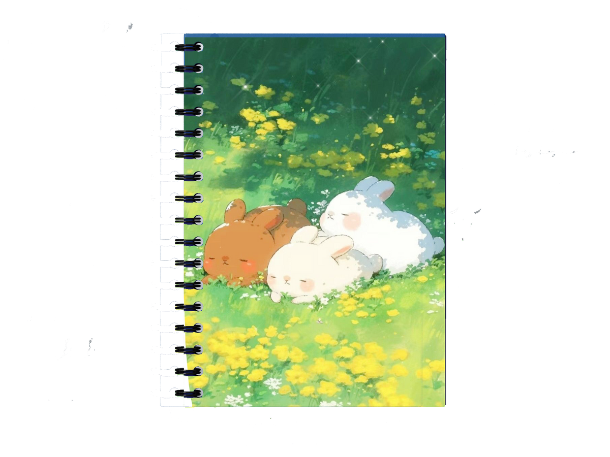 Cute rabbits Notebook A5 3