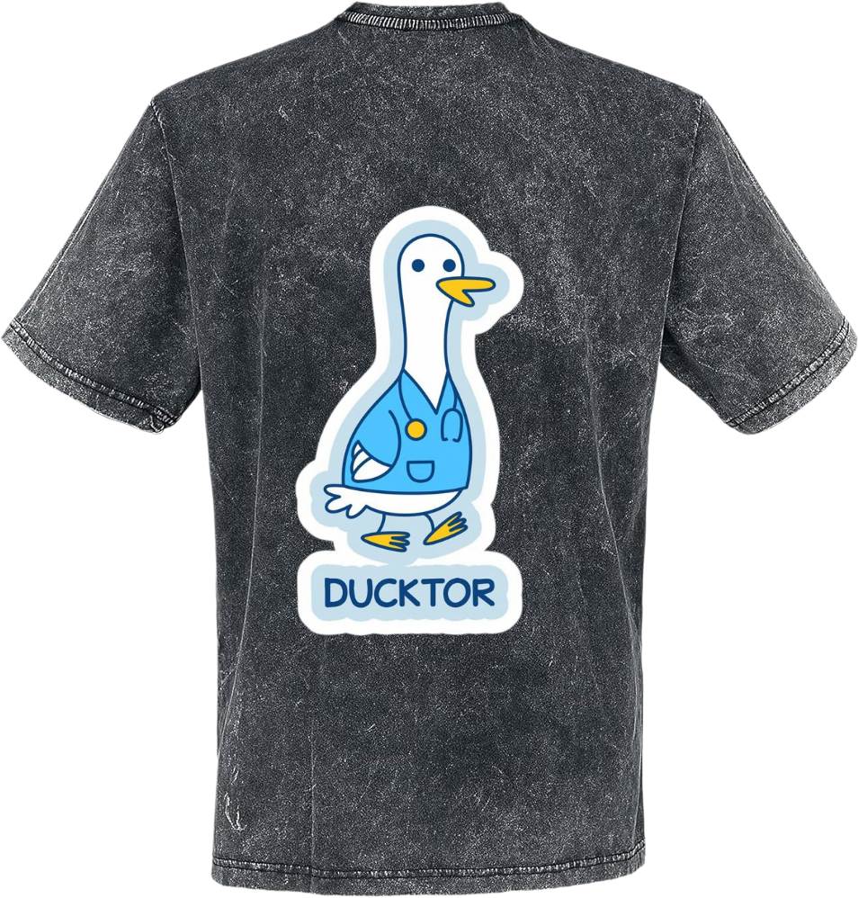 DUCKTOR t- shirt One Size Washed Back 22