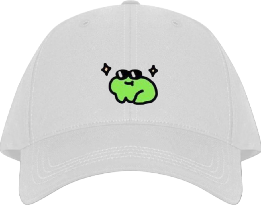 Frog Baseball cap White 22