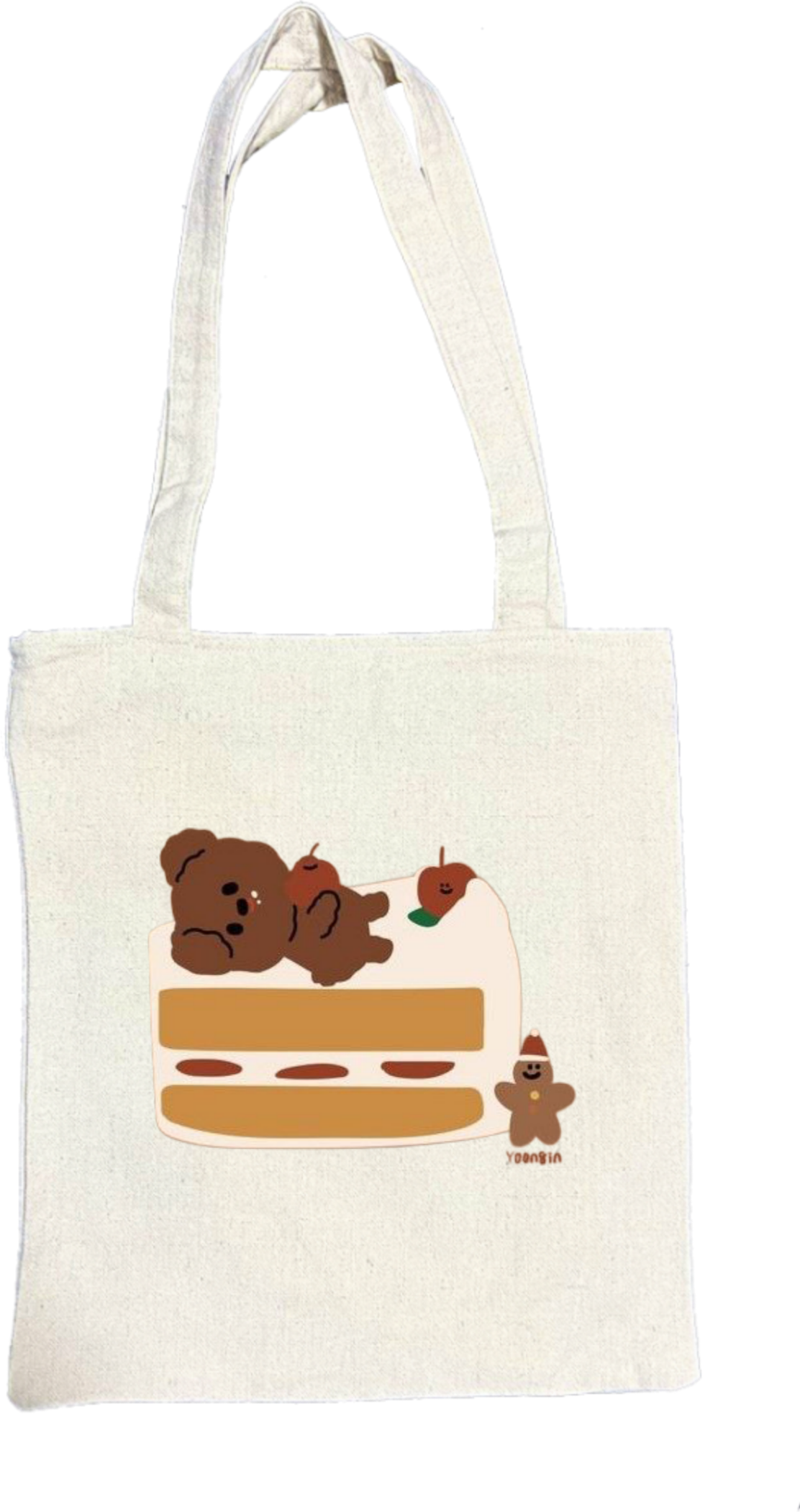 bear tote bag Beige 22