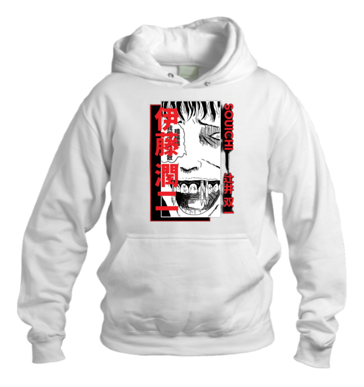Tomie Kawakami Over Size hoodie White 2
