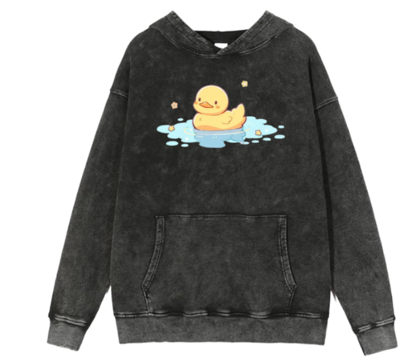 duck Oversize Hoodie Washed 22