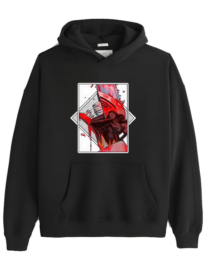Chainsaw Man One Size hoodie Black 21