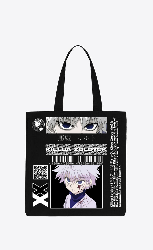 Hunter × Hunter tote bag Black 21