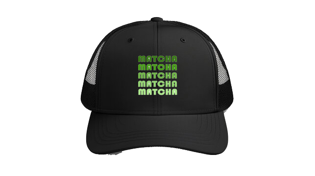 Baseball cap Black MATCHA 22