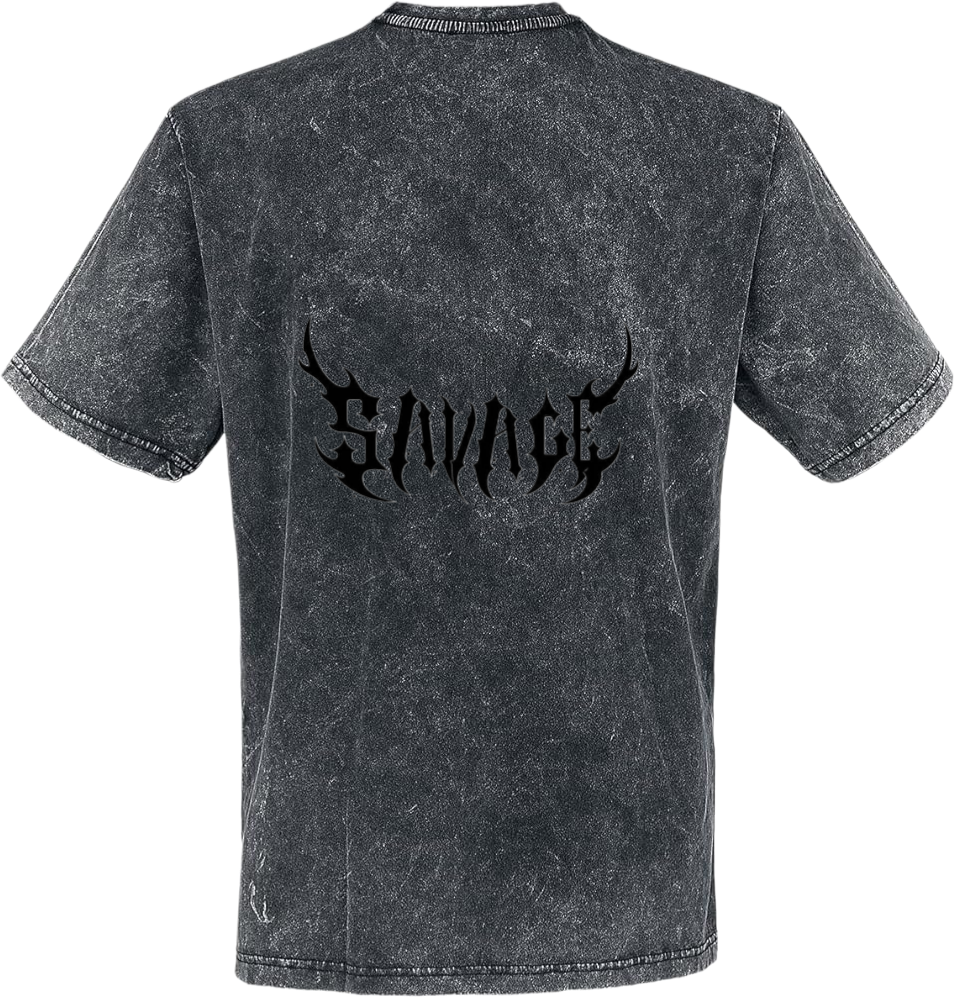 Goth t- shirt Washed Back 23