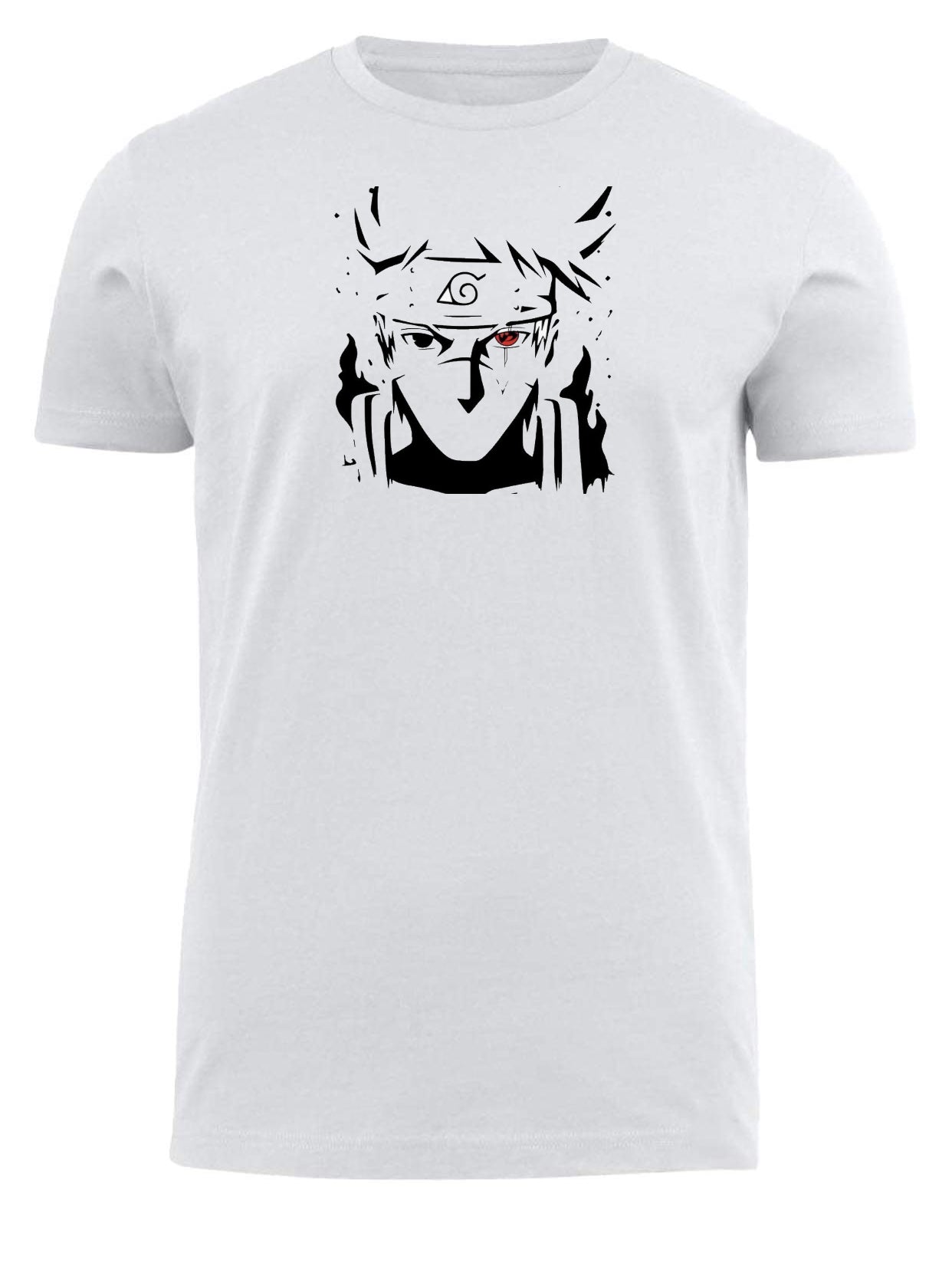 Naruto Shippuden t- shirt fat White 23