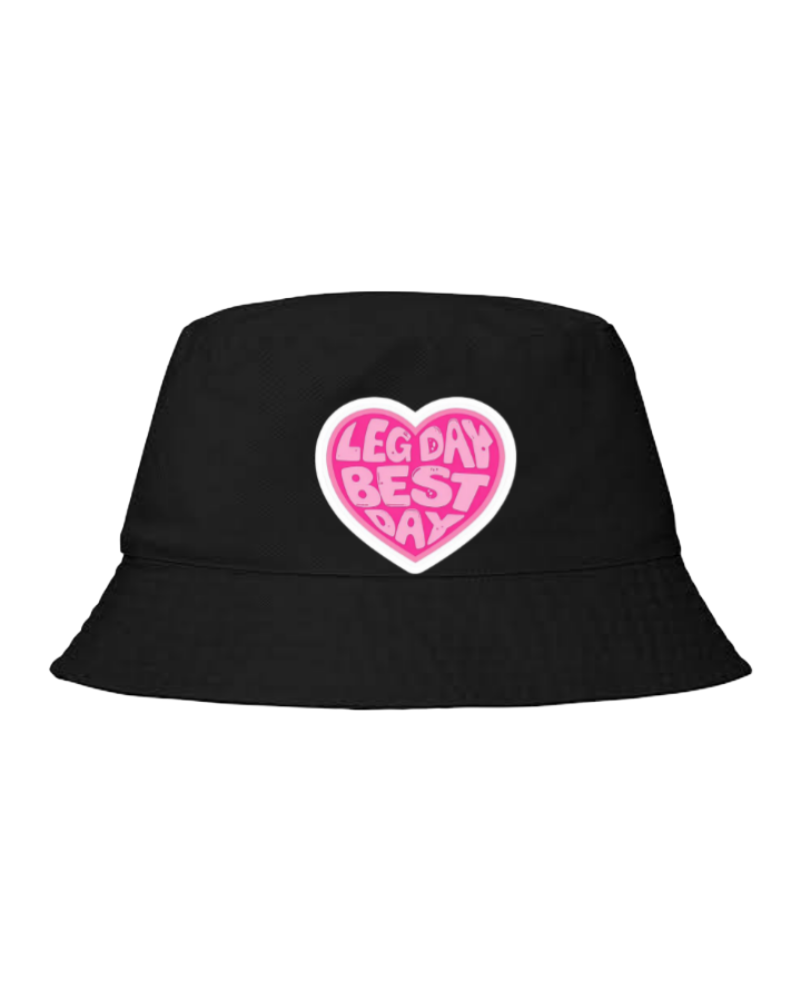 workout gym pilates Bucket hat Fishman hat cap Black 23