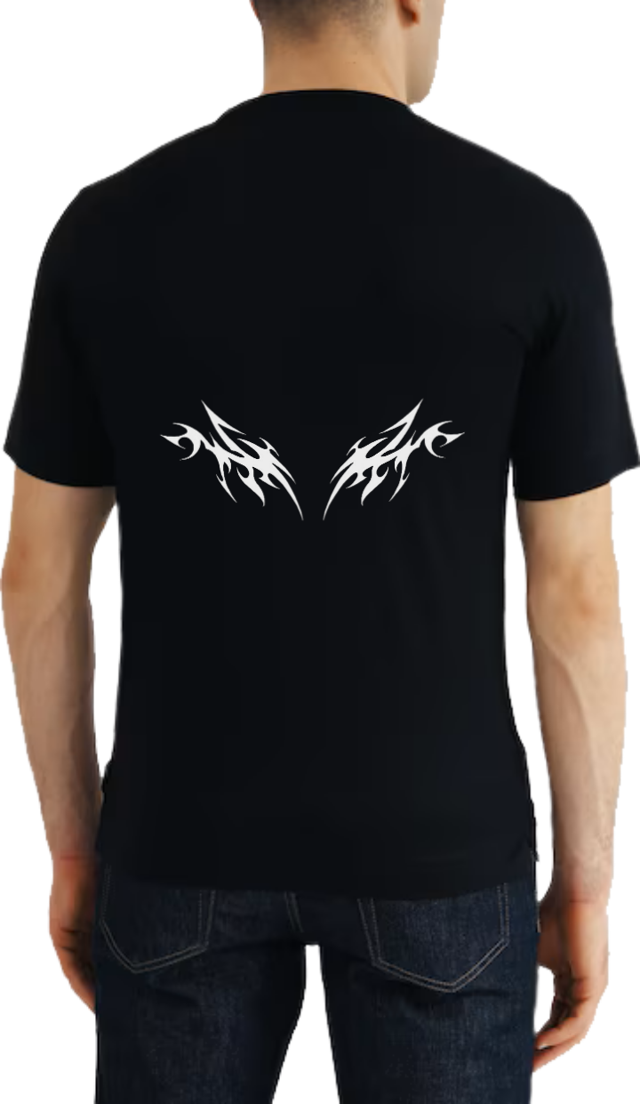 Goth t- shirt Black Back 23
