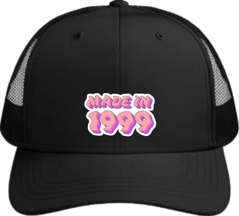 age Baseball cap Black 1999