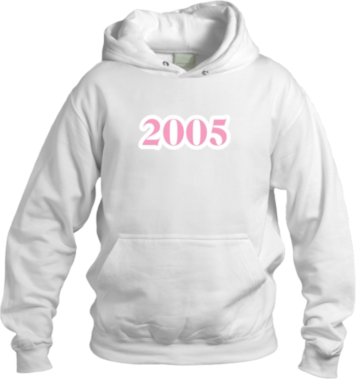 age Oversize Hoodie White 2005