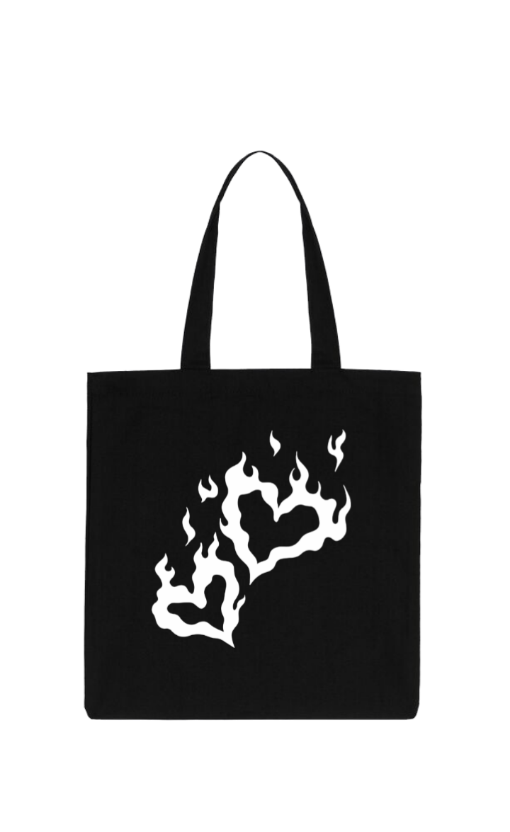 Goth tote bag Black 23