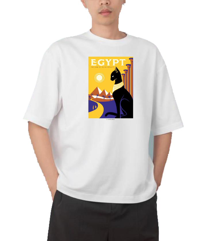 Egypt t- shirt Over Size White 23