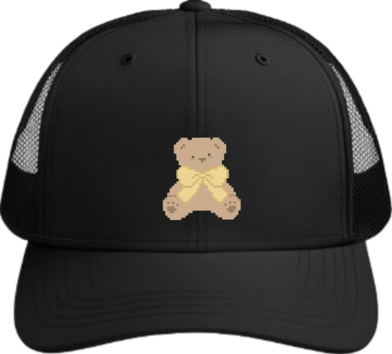 bear Baseball cap Black 23