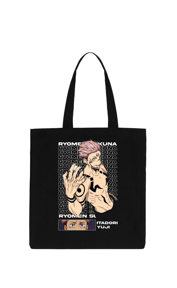 jujutsu kaisen GOJO tote bag Black 23