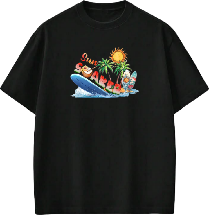 Summer Vibes t- shirt Black Back 21