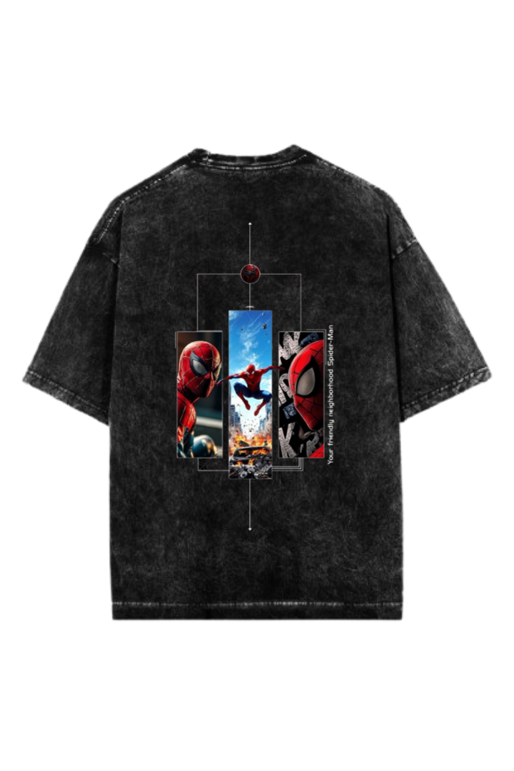 Spiderman t- shirt One Size Washed Back 23