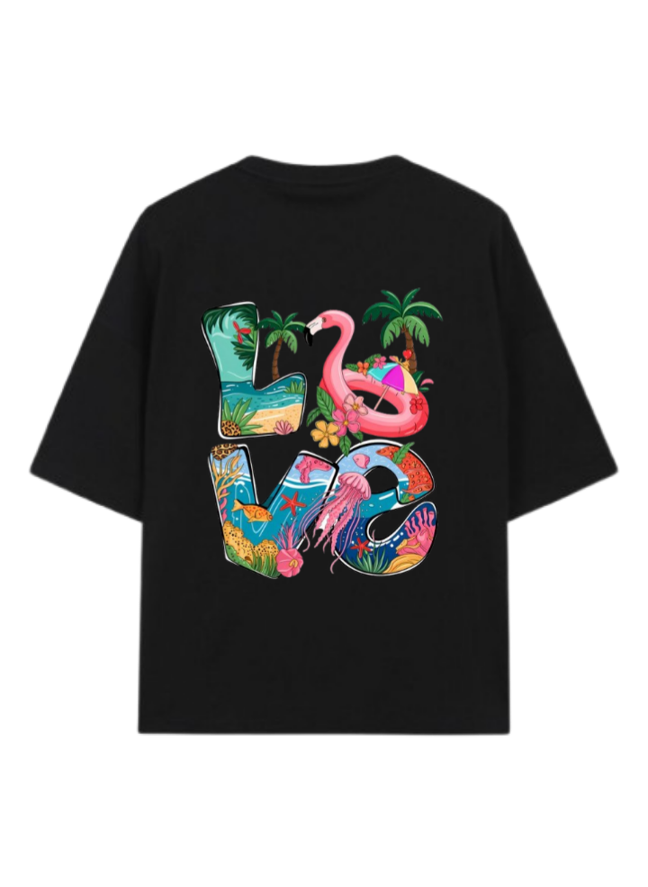 Summer Vibes t- shirt Black Back 23