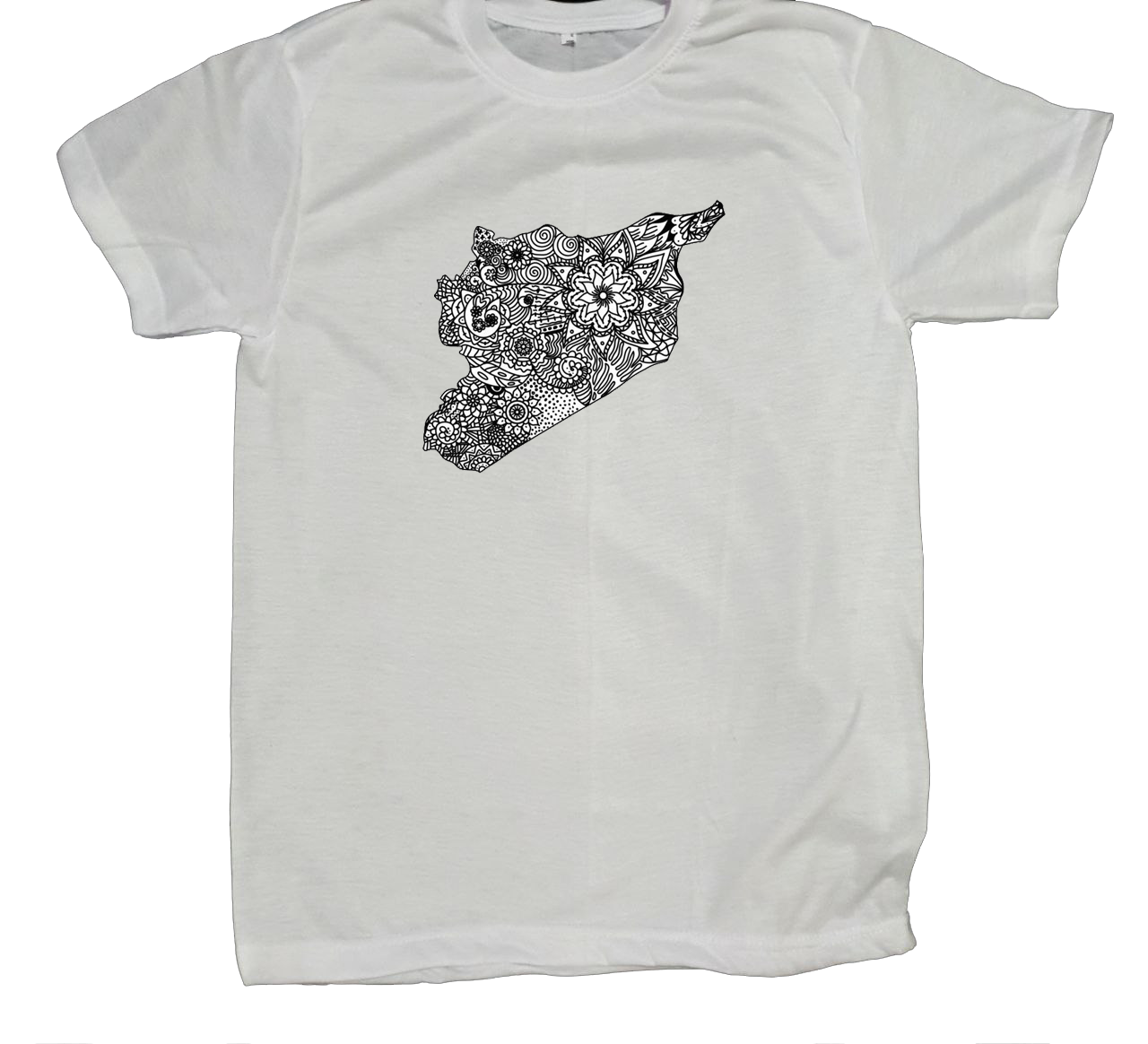 Syria t- shirt fat White 23