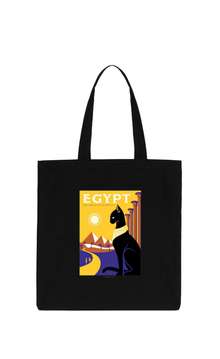 Egypt tote bag Black 23