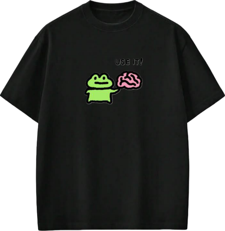 Frog One Size t- shirt Black 24