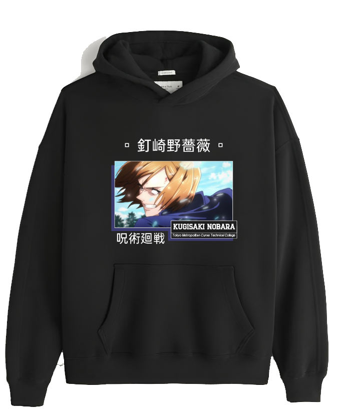 jujutsu kaisen GOJO Oversize Hoodie Black 24