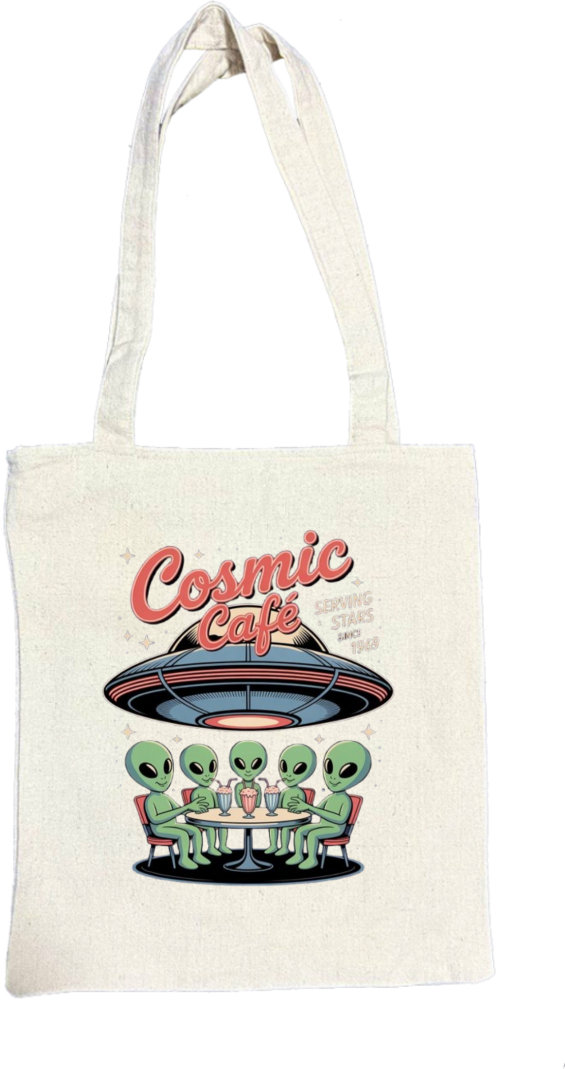 aliens tote bag Beige 24